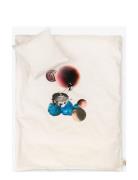 Space Bed Linen Set Baby Cream Marooms