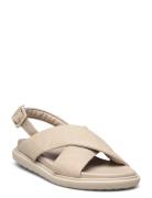 Biafrancine Quilt Sandal Beige Bianco