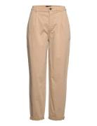 Lilly Cotton/Modal Tapered Pants Beige Lexington Clothing