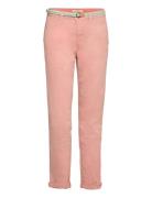 Chinos With Innovative Stretch Fibres Pink Esprit Casual