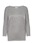 A2561, Milasz R-Neck Pullover Grey Saint Tropez