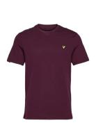 Plain T-Shirt Purple Lyle & Scott