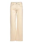 Brown Straight Jeans Natural Color Yellow Tomorrow