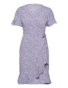 Onlolivia S/S Wrap Dress Wvn Noos Purple ONLY