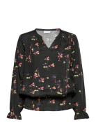 Blouse In Carp Print Black Coster Copenhagen