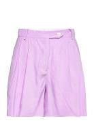 D2. Stretch Linen Shorts Purple GANT