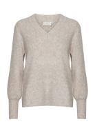 Kamerana Pullover Beige Kaffe