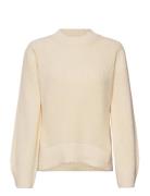 Slfleslie Ls Knit O-Neck B Cream Selected Femme