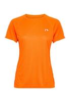 Women Core Running T-Shirt S/S Orange Newline