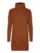 Onljana L/S Cowlnck Dress Wool Knt Noos Brown ONLY