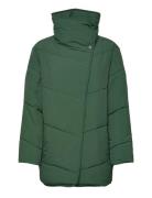 Vilouisa L/S New Padded Short Coat/Su/Pb Green Vila