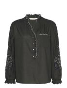 Edie Blouse Black ODD MOLLY