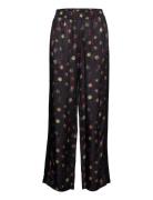 Gia - Mid Rise Wide Leg Printed Elasticated Trousers Patterned Scotch ...