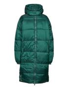 Kg Reno Puffer Long Jacket Green Kangol