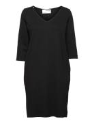 Slfcaro-Tunni 3/4 Short Dress B Black Selected Femme