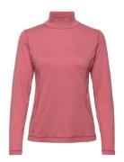 Agnes Ls Roll Neck Pink Daily Sports