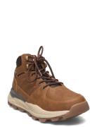 47Bs011-Casual Men Sneaker High Brown Dockers By Gerli