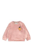 Tnsflima Velour Sweatshirt Pink The New