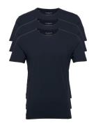 Slhnewpima Ss O-Neck Tee 3 Pack Noos Navy Selected Homme