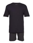 Pyjama Short Black Schiesser