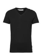 Cflincoln V-Neck Tee Black Casual Friday