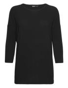 Onlglamour 3/4 Top Jrs Black ONLY