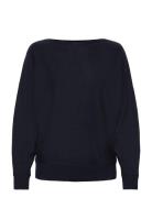 Cuannemarie Batwing Jumper Blue Culture