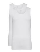 Tanktop 2-Pack Bamboo Fsc White Resteröds