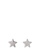 Ava Recycled Star Earrings Silver Pilgrim