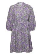 Mara Wrap Dress Patterned Noella