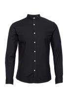 Oxford Manderin Superflex L/S Black Lindbergh