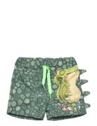 Nmmmad Gigantosaurus Long Swimshorts Vde Green Name It