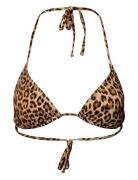 Pcbaomi Bikini Triangle Bra Sww Bc Brown Pieces