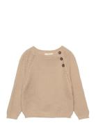 Knitted Plain Pullover Beige Copenhagen Colors