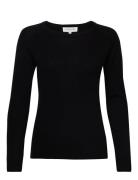 Rwlaica Ls O-Neck Raglan Pullover Black Rosemunde