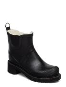 Short Rubber Boots With High Heel. Black Ilse Jacobsen