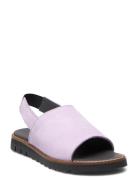 Sandals - Flat - Open Toe - Op Purple ANGULUS