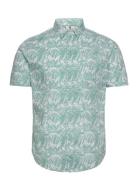 Men`s Shirt Ss Green Garcia