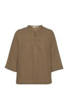 Poppy Short Tunique Gots Khaki Basic Apparel