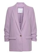 Flowy Suit Blazer Purple Mango