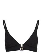 Glow Bikini Wirefree Plunge Bra Black Chantelle Beach