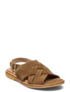 Sandals - Flat - Open Toe - Op Brown ANGULUS