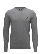 Cotton Merino Crew Jumper Grey Lyle & Scott