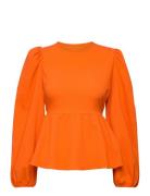 Carrie Ls Bow Blouse Orange Notes Du Nord