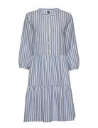 Cunoor Stripe Dress Blue Culture