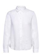 Reg Linen Chambray Shirt White GANT