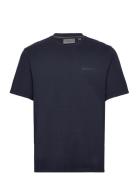 Overdyed Logo Loose Tee Navy Superdry
