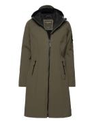 Long Raincoat Green Ilse Jacobsen