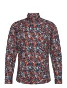 Aop Superflex Shirt L/S Burgundy Lindbergh