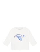 Cotton Printed T-Shirt White Mango